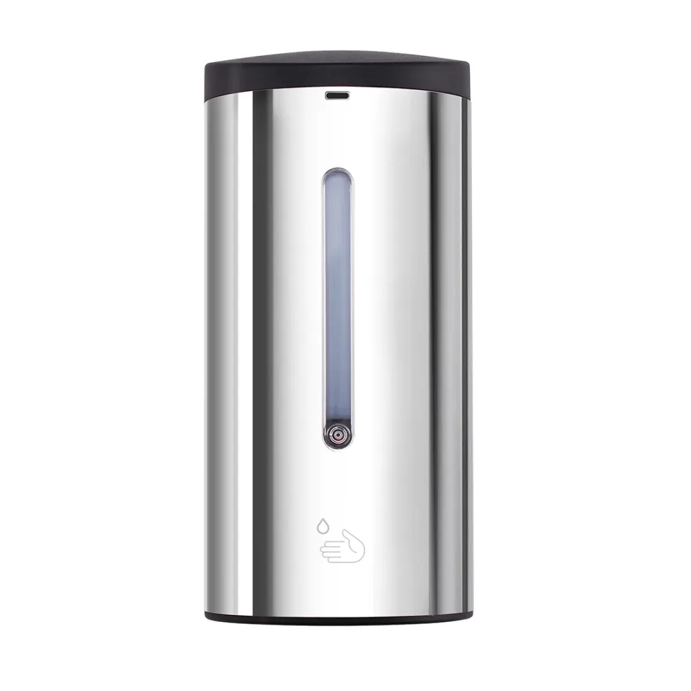 Dispensador de jabón / gel anti-bacterial en Acero inoxidable 304 Pulido al alto brillo Wasser