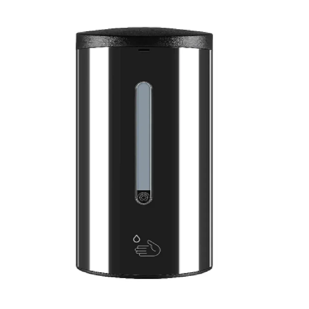 Dispensador de jabón / gel anti-bacterial en Acero inoxidable 304 Negro Mate Wasser