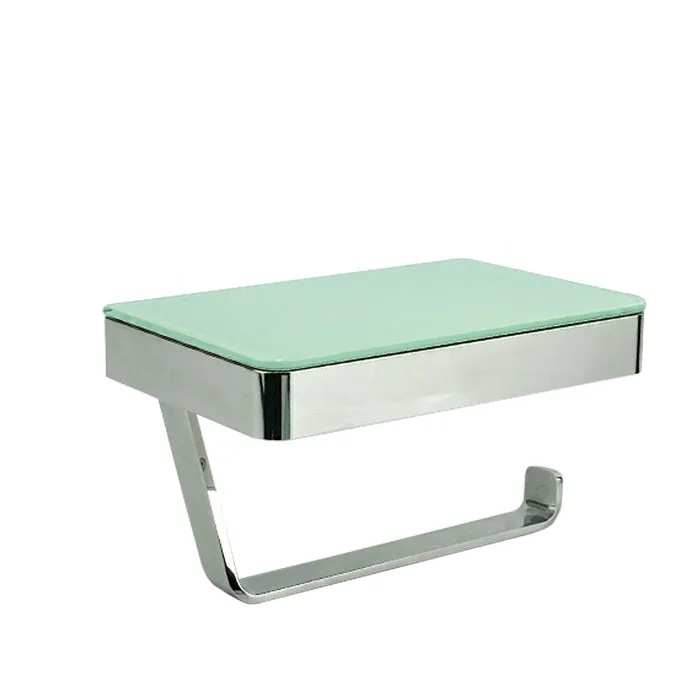 PORTARROLLO CON REPISA CROMO WS20.469 WASSER