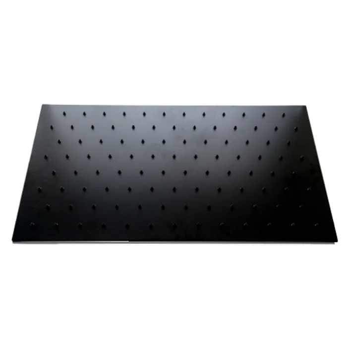 Regadera de lluvia rectangular 30cm x 50cm Acabado Negro Mate Wasser