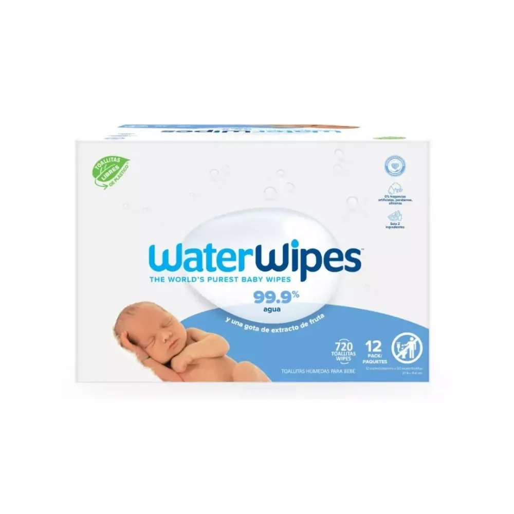 Caja de Toallitas húmedas 720 unidades Waterwipes