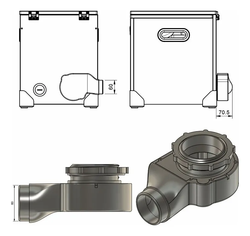 Sistema De Ventilación Para Baño Seco - WildRover Wild Rover