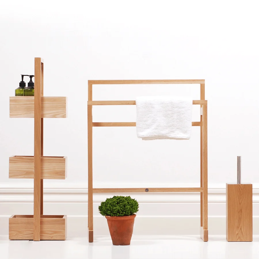 CADDY DE BAÑO MEZZA EN ROBLE NATURAL WIREWORKS