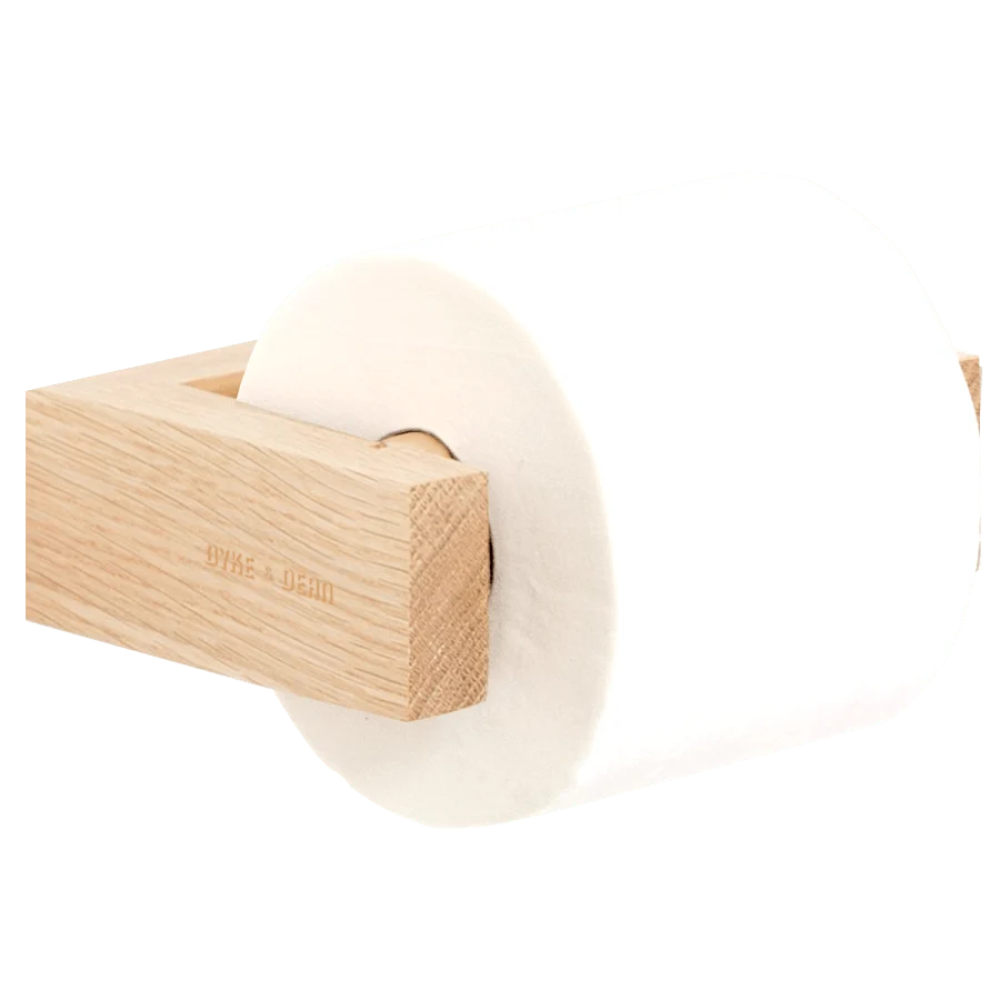 PORTARROLLOS DE INODORO SLIMLINE EN ROBLE NATURAL WIREWORKS