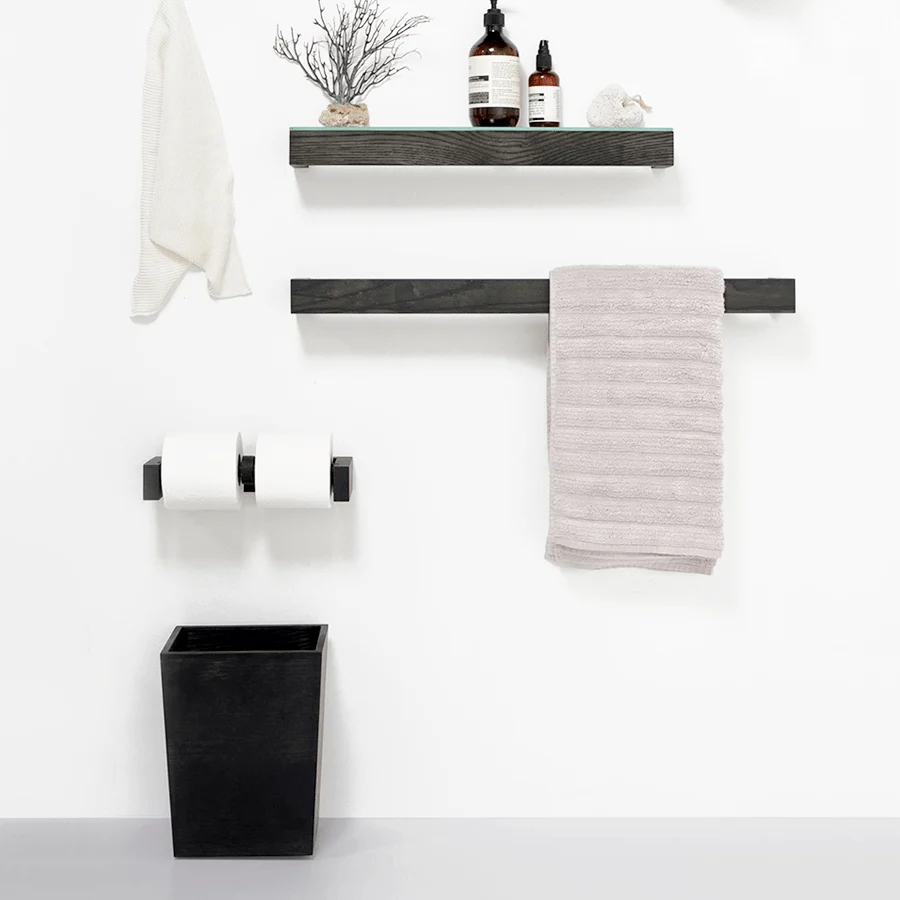 PORTARROLLOS DE INODORO SLIMLINE ROBLE OSCURO WIREWORKS