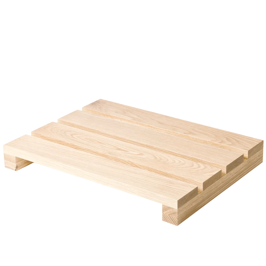 TABLERO DE BAÑO EN ROBLE NATURAL WIREWORKS