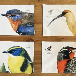 SET 4 INDIVIDUALES DISEÑO AVES II Witrun deco