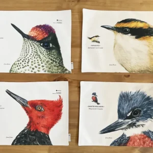 SET 4 INDIVIDUALES DISEÑO AVES I Witrun deco