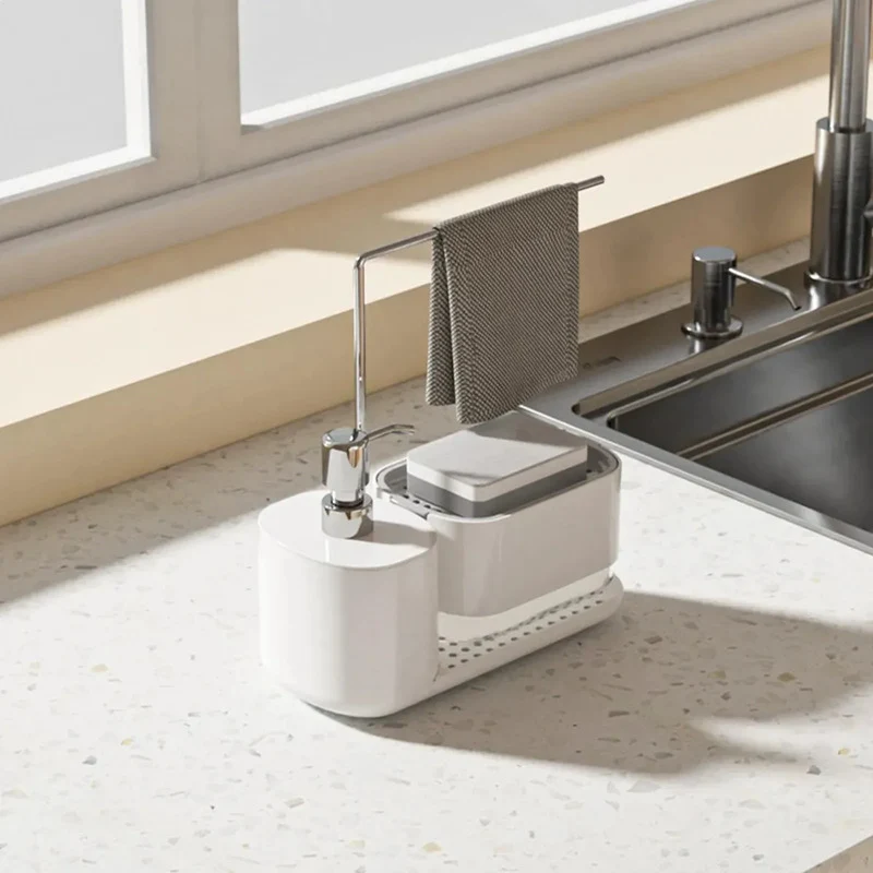 Dispensador Zebbris De Jabón Y Organizador Cocina /baño - Blanco ZEBBRIS SHOP