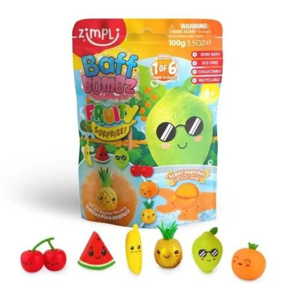 Bomba de baño Surprise Frutas ZIMPLI