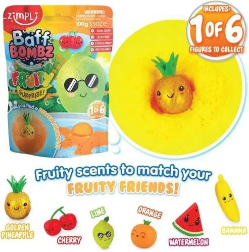 Bomba de baño Surprise Frutas ZIMPLI