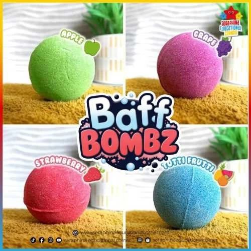 Pack de 4 Bombas de Baño Redondas ZIMPLI