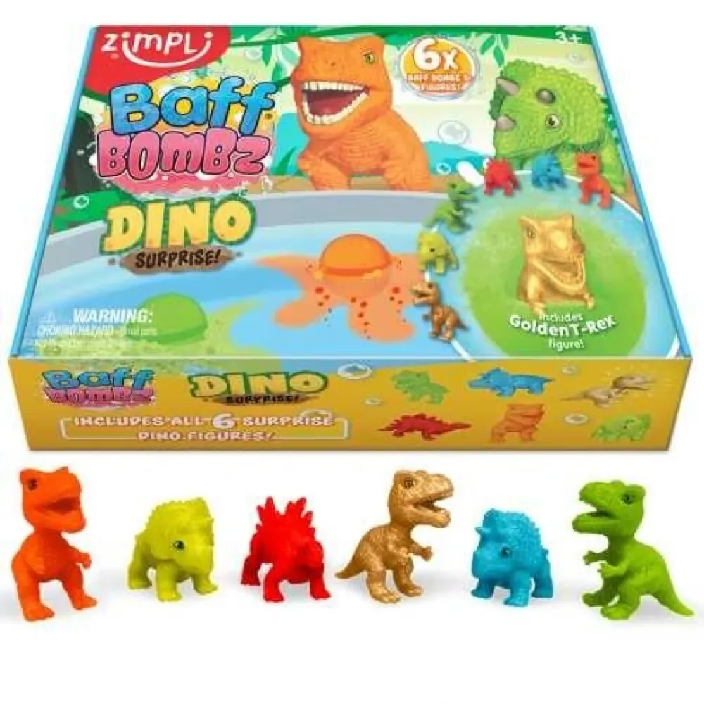 Pack 6 Bombas de Baño Surprise Dinos ZIMPLI