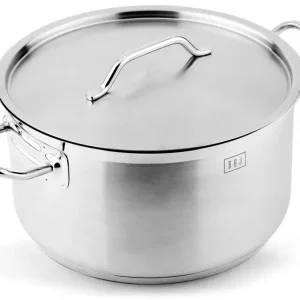 04043904 CACEROLA EXCLUSIVO CON TAPA INOX 18/10 28x10cmBOJ