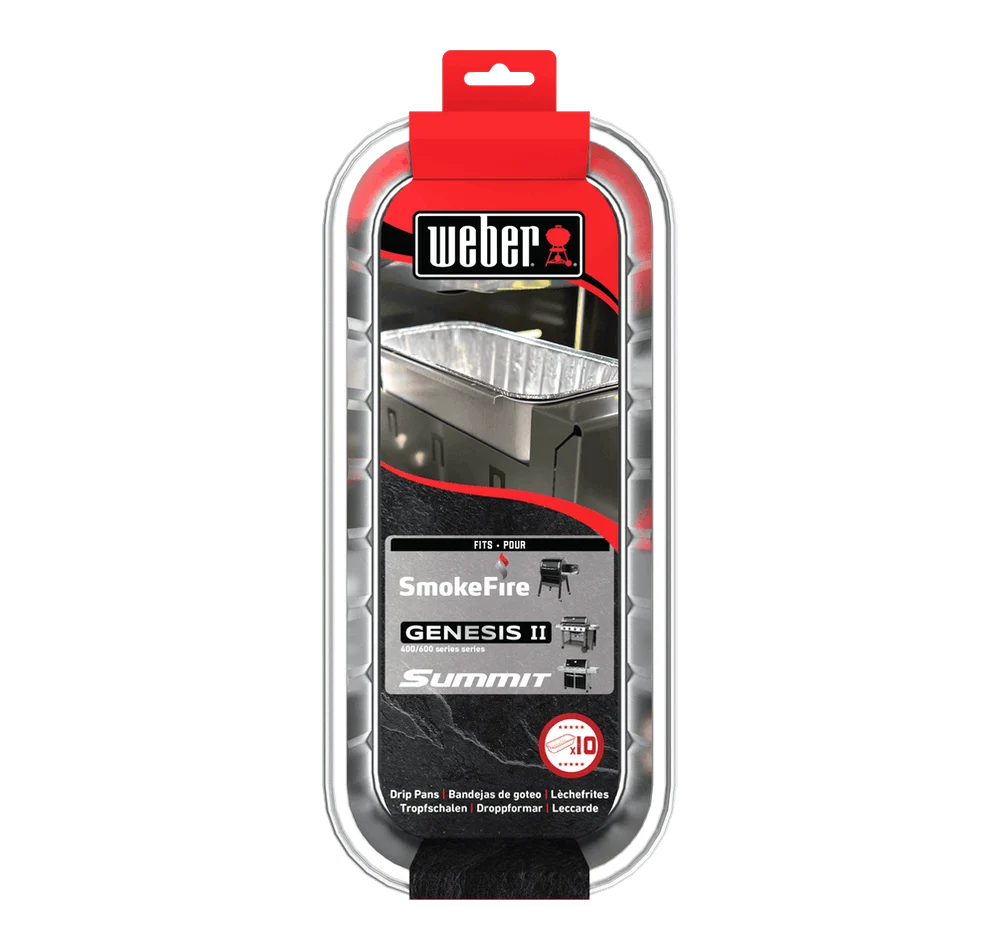 Bandejas para escurrimientos para asadores Weber 10 pzas