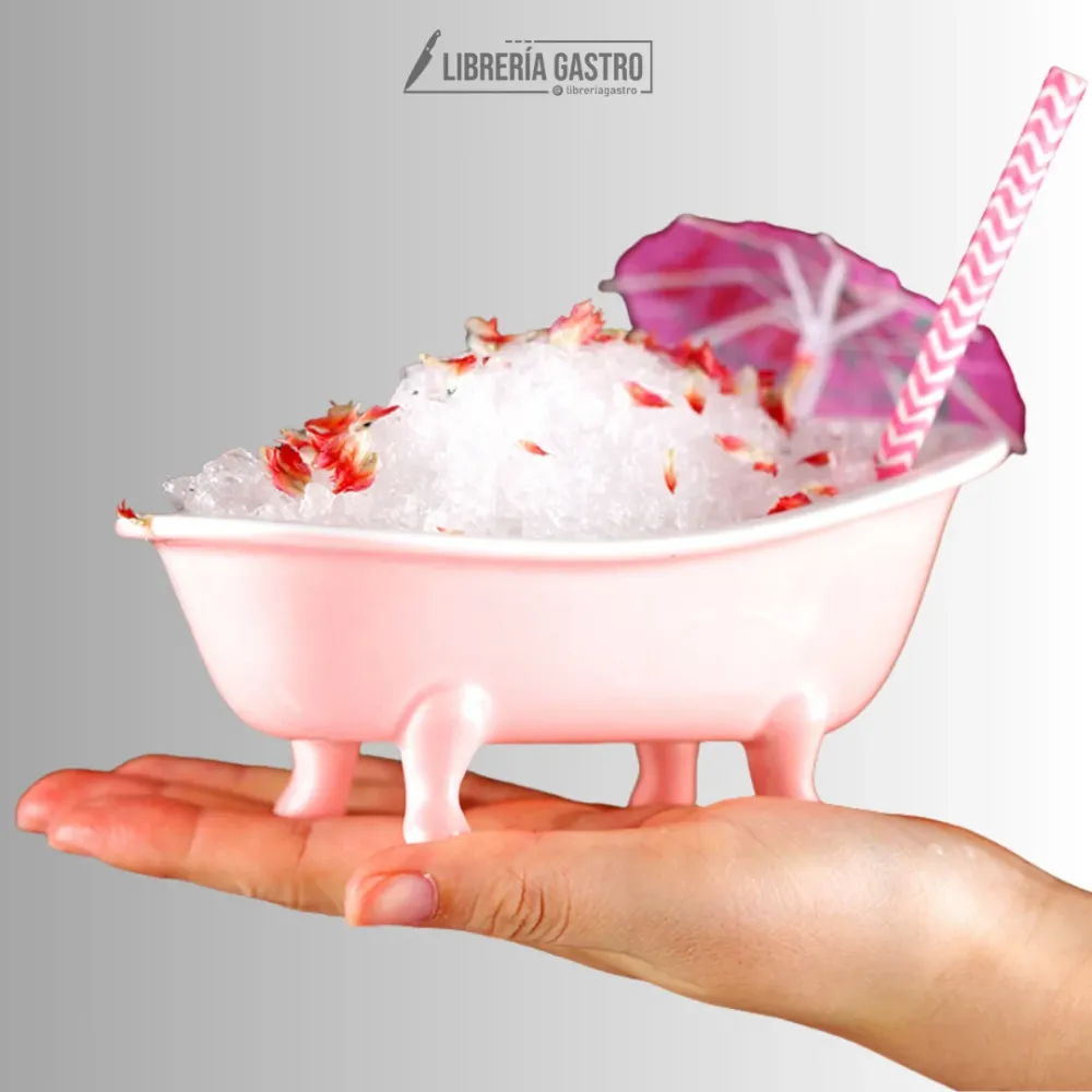 Canasta de Baño Tiki 3D Bañera realista 200ml (7oz) (Color : Fucsia