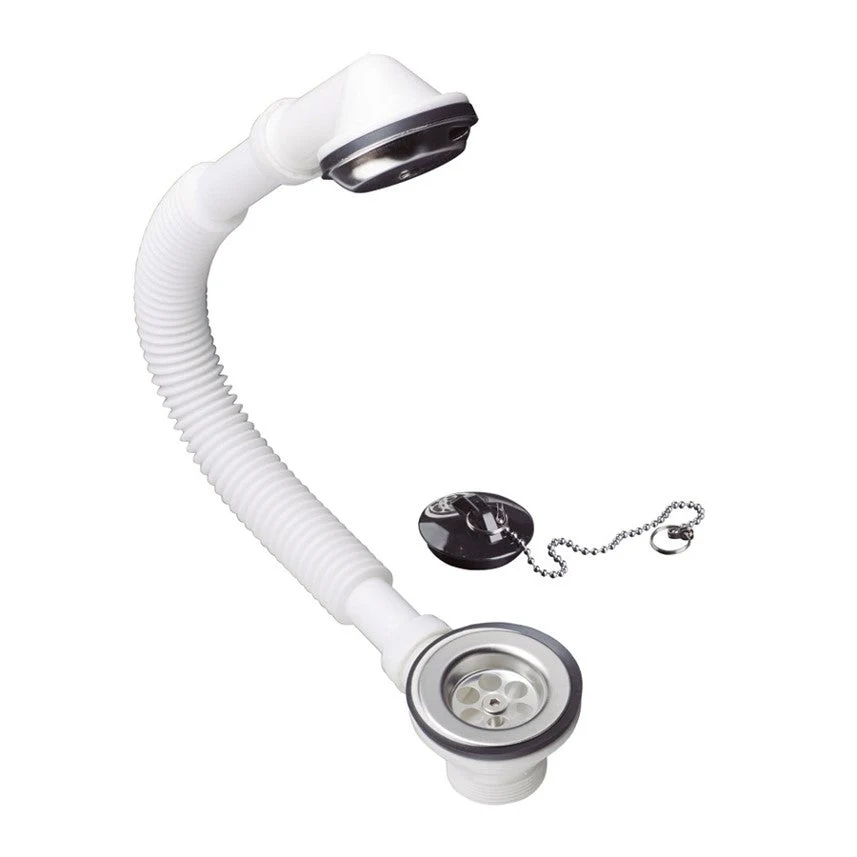 Desagüe Bolton para tina de 1.1/2'' con Rebalse