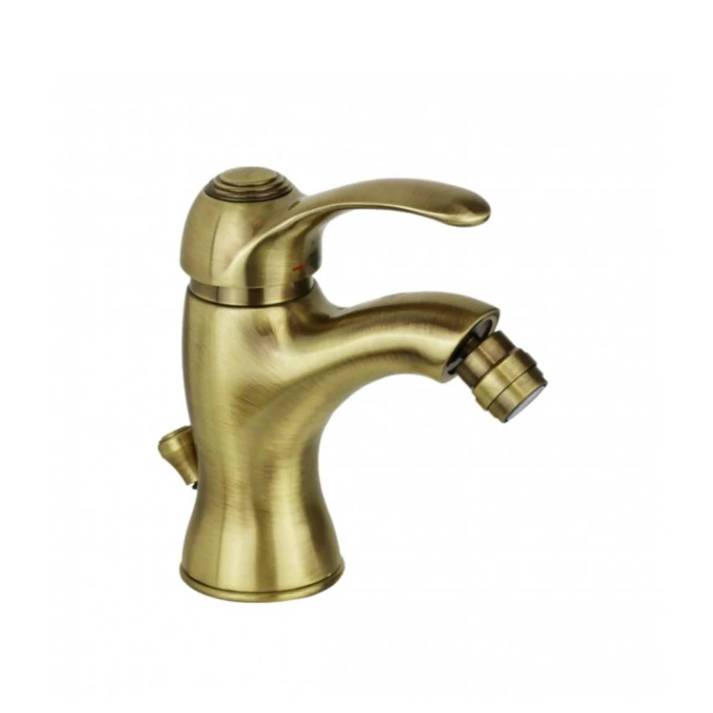 Mezclador bidé con desagüe serie Flavia modelo FA135BR color bronce Paffoni