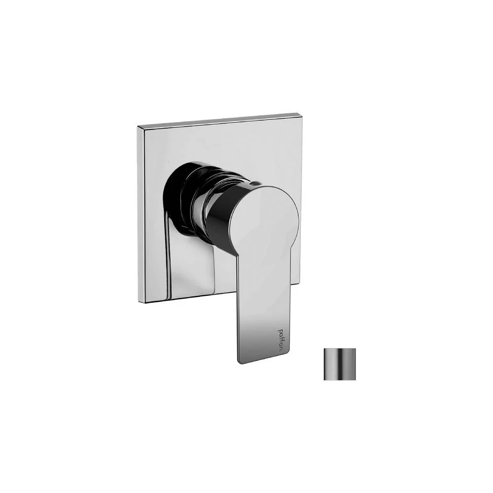 Mezclador de ducha serie Tango modelo TA010ST/M aspecto acero Paffoni