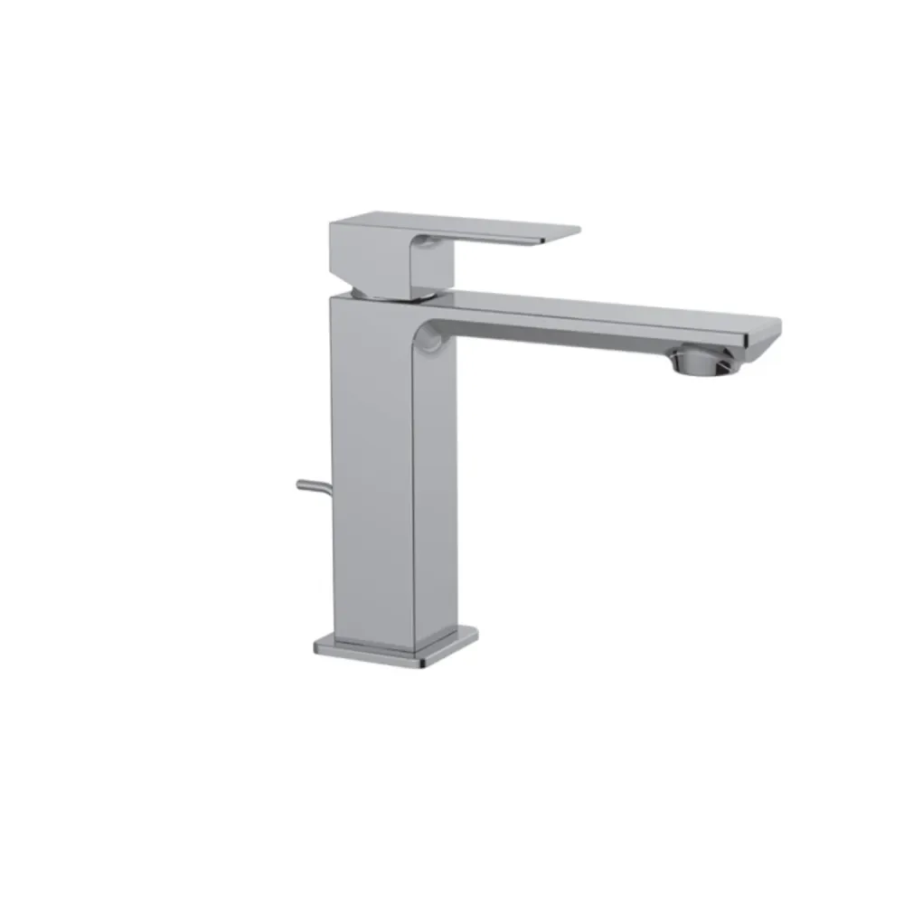 Mezclador para lavabo Paffoni serie Elle sin tapón de desagüe - Cromado