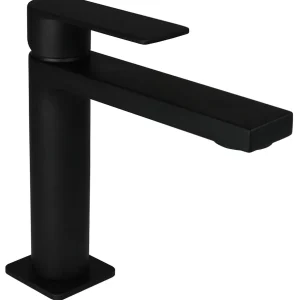 Mezclador para lavabo Paffoni serie Tango con desagüe Click-Clack incluido - Negro Mate