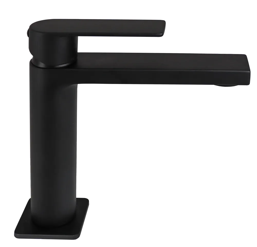 Mezclador para lavabo Paffoni serie Tango con desagüe Click-Clack incluido - Negro Mate