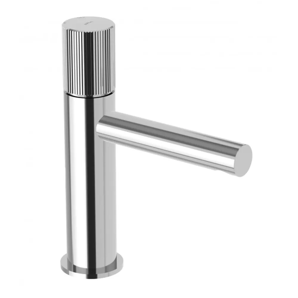 Set de mezcladores para lavabo y bidé con desagüe click clack Paffoni Jo Cromado