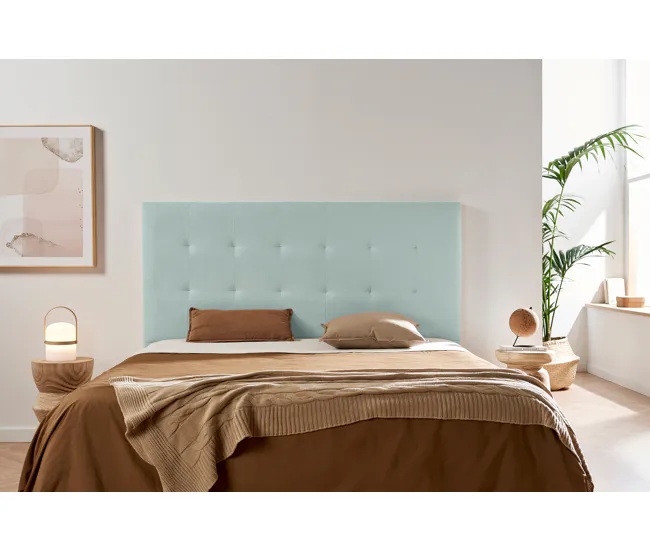 Cabecero Tapizado ATENEA Acualine 160x120x8 cm - Moonia