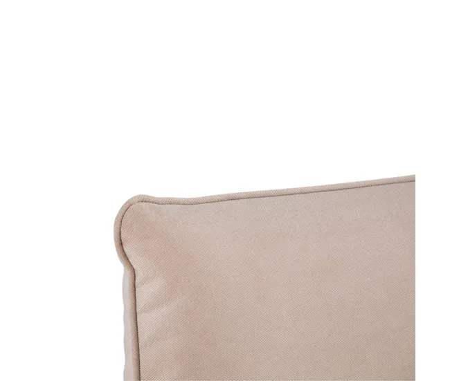 Cabecero Tapizado BUDWING Maia beis - 140x120 cm)