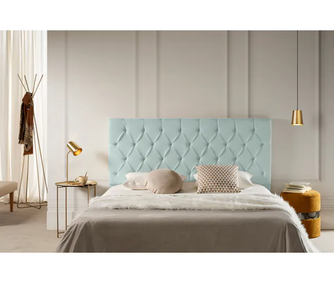 Cabecero Tapizado CAPRI Acualine 100x120x12 cm - Moonia