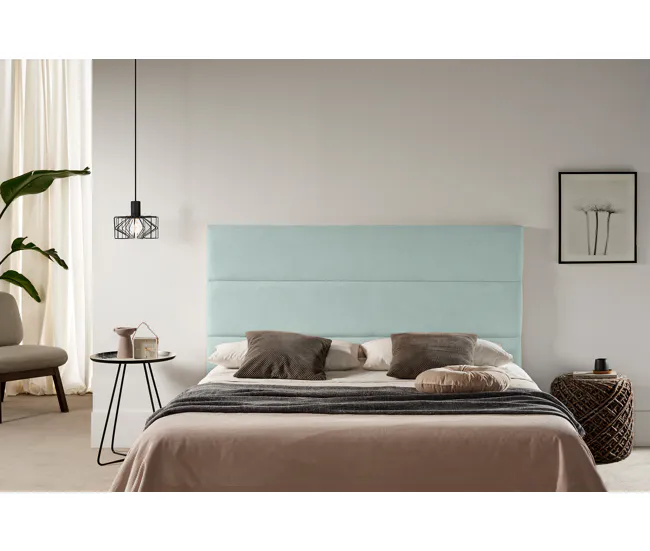 Cabecero Tapizado GENOVA Acualine 160x120x8 cm - Moonia