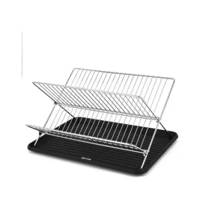 Escurreplatos PLEGLABLE plata/negro marca QUTTIN
