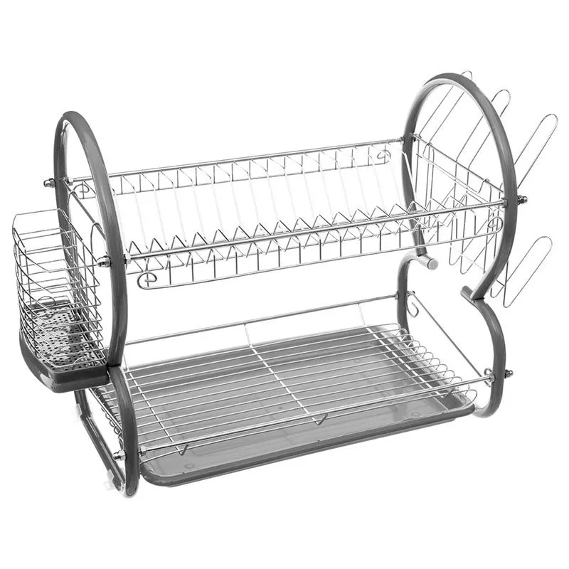 Escurridor 5 Five 2 niveles inox 38x43x24,5 cm