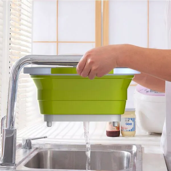Escurridor plegable verduras + tabla BN5880