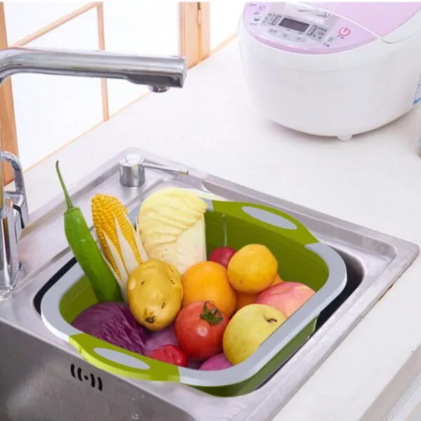 Escurridor plegable verduras + tabla BN5880