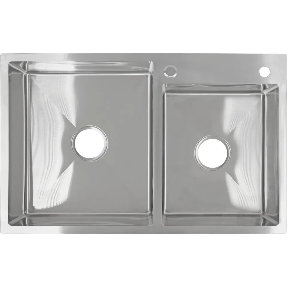 Fregadero Tarja Acero Inox 2 Tinas Anti-ruido + Escurridor
