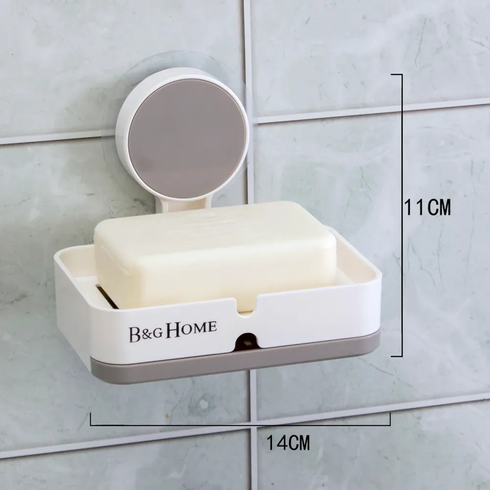 Jabonera con Escurridor Extraíble para Ducha y Baño