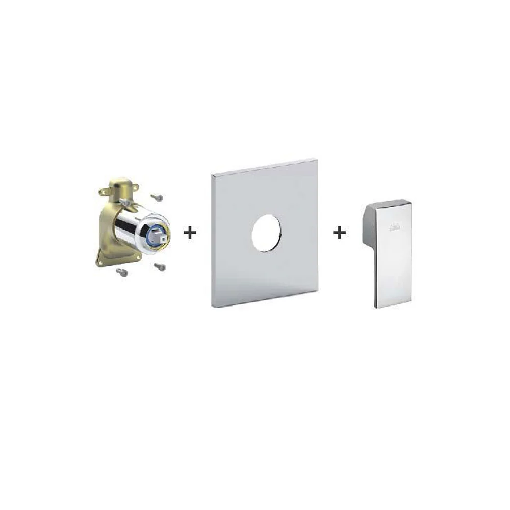 Miscelatore incasso doccia per PBOX 010 piastra ABS serie Elle modello ELBOX010CR cromato Paffoni
