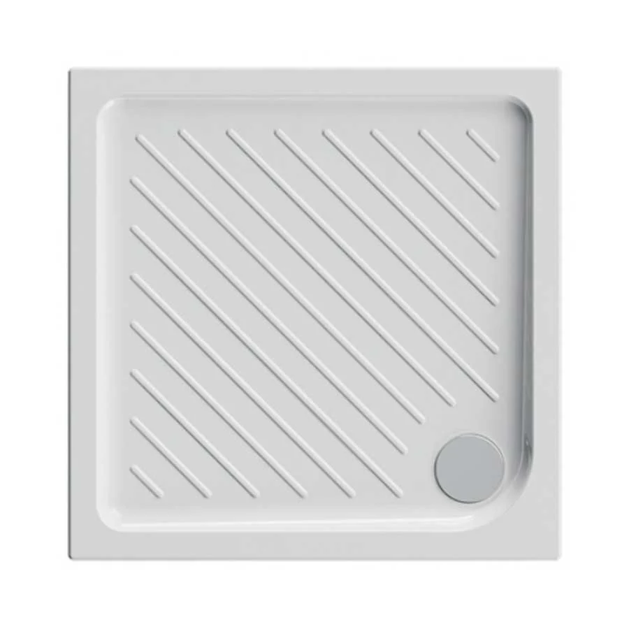 Piatto doccia Dolomite Ceramica 75x75 Altezza 7 cm quadrato modello Gemma 2