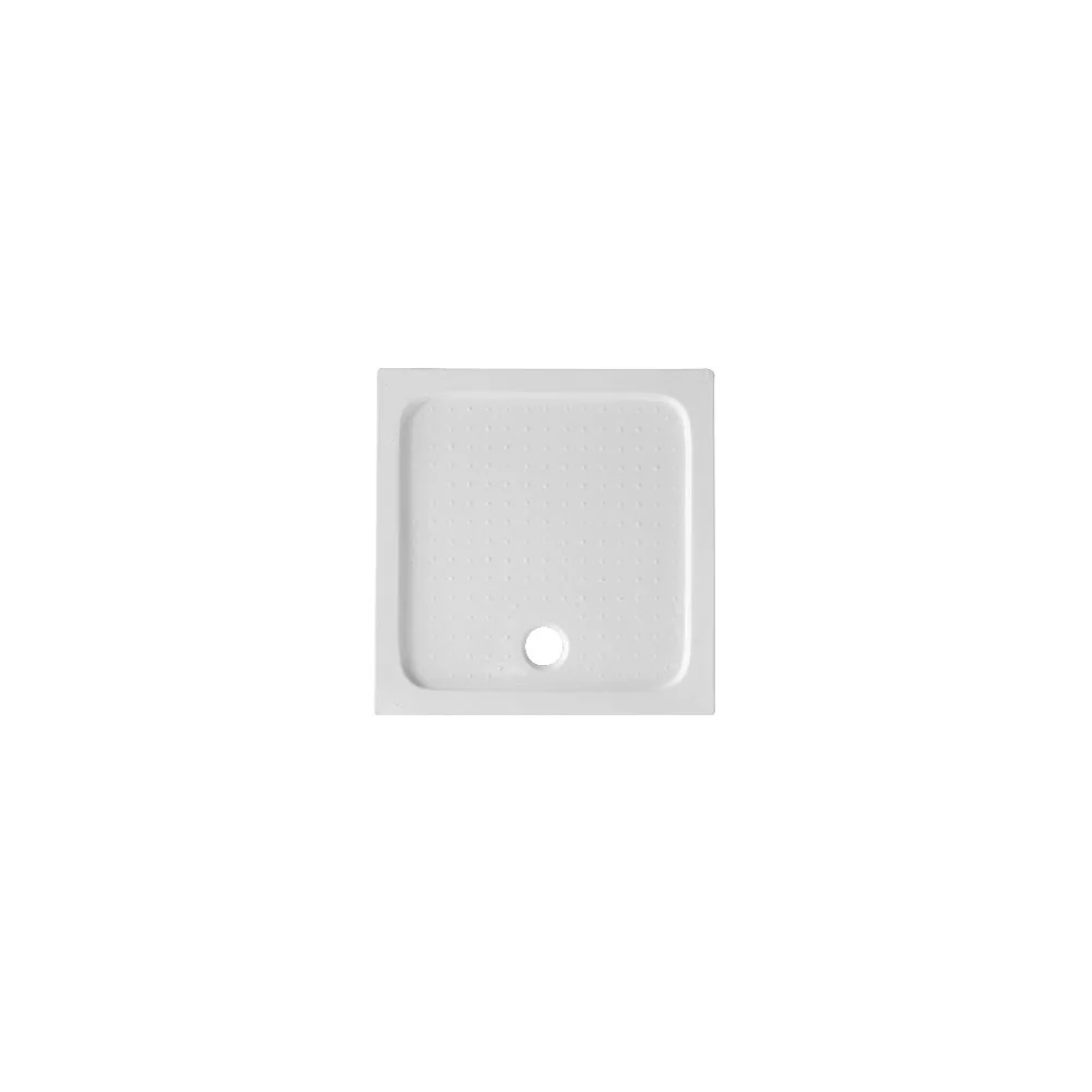 Piatto doccia quadrato Kepler 80x80 h.6 cm acrilico rinforzato senza piletta