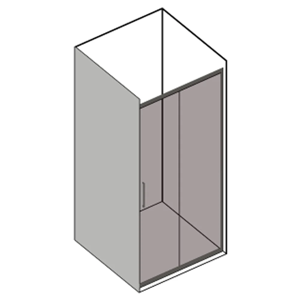 Porta Doccia Scorrevole da 130 cm cristallo opaco 6 mm modello Minerva