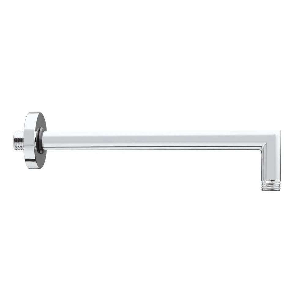 Soffione doccia cm 28x28 quadrato ottone cromato Bossini Cosmo un getto con kit duplex doccia Cube