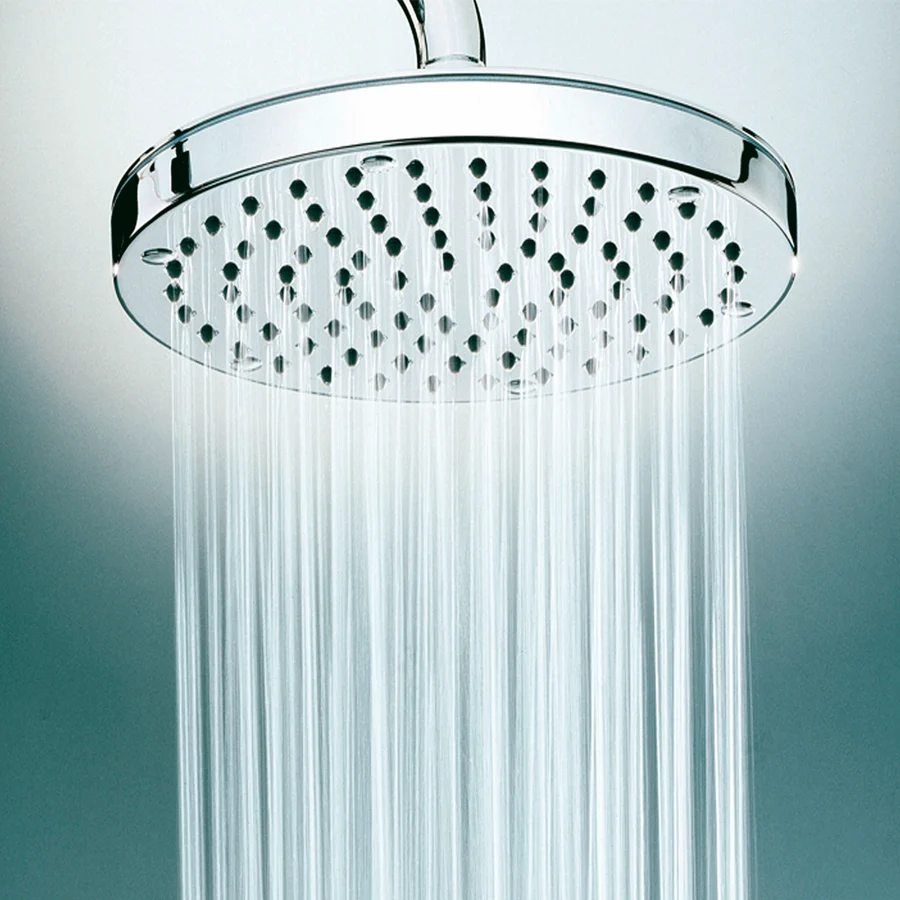 Soffione doccia ottone diam. cm 25 Bossini Oki un getto con kit duplex doccia Zen con flessibile Cromolux