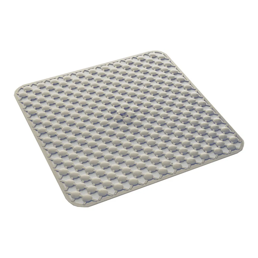 Tappeto antiscivolo doccia 53x53 gomma modello Geo di Gedy - Hueso