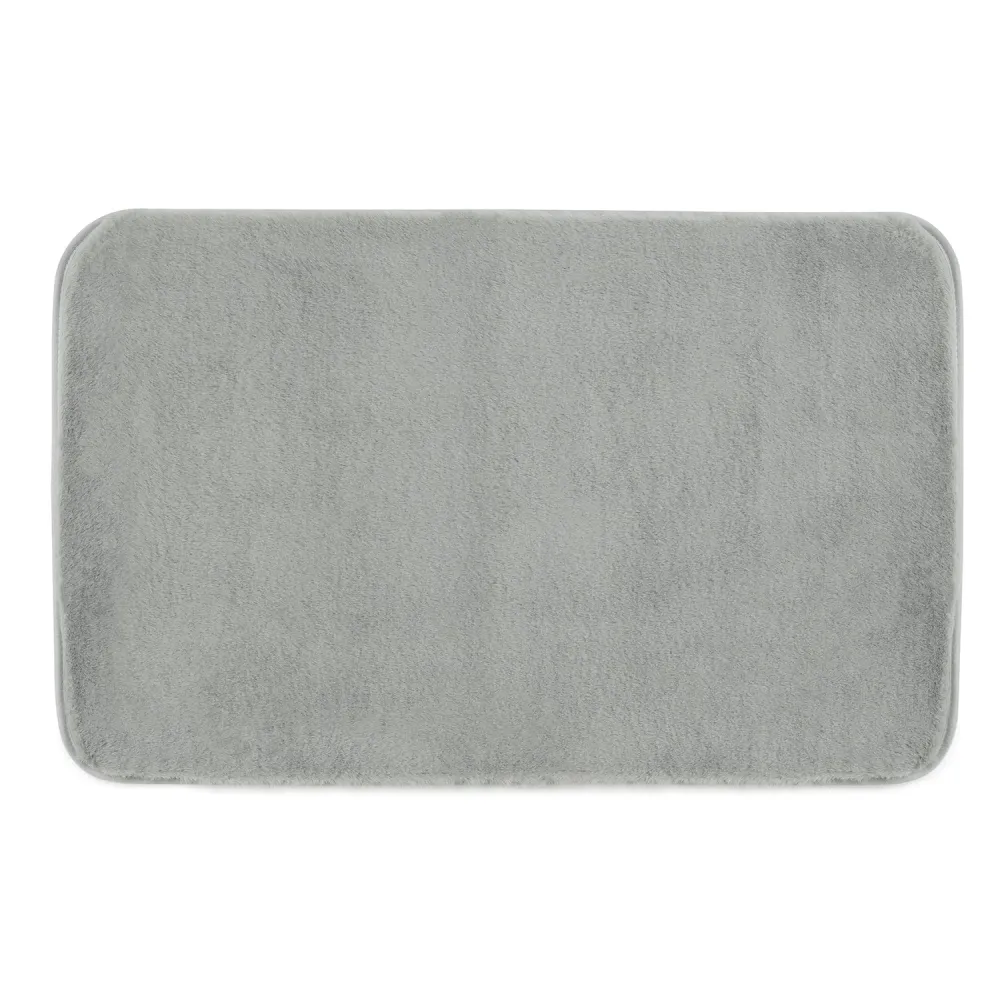 Tappeto bagno 50x80 cm modello Fuzzy di Gedy - Grigio