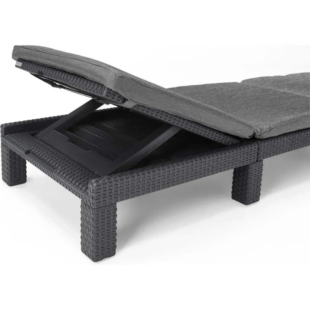 TUMBONA DAYTONA LUJOSO 195 x 65 x 25 cm - Varios colores Capuchino
