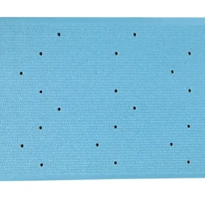 01221 ALFOMBRA DE BAÑO CAUCHO 78x36cm AZUL DINTEX