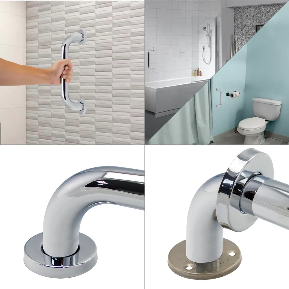Canasta de Baño Agarre Ducha Maurer Cromo Brillo Ø 32 mm. Longitud 30 cm.