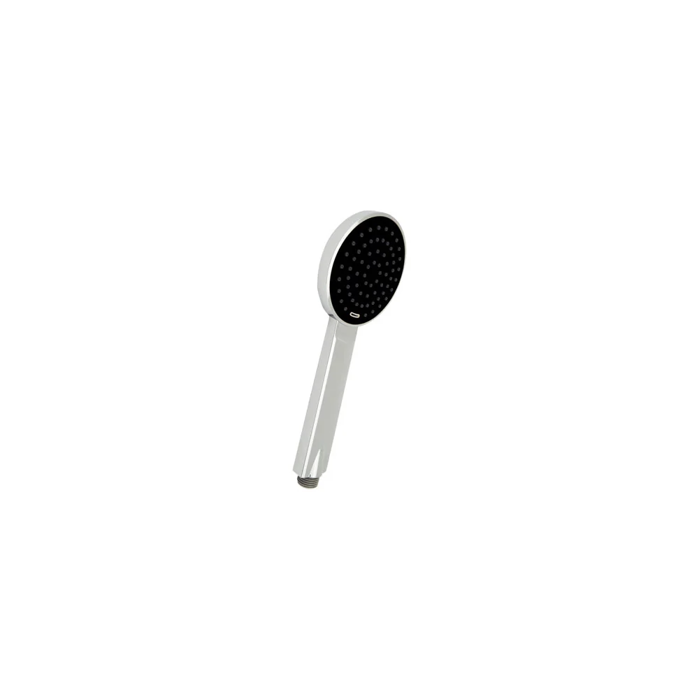 Dispensador de Jabón Ducha negra monogetto con función de ahorro de agua diam. 95 mm