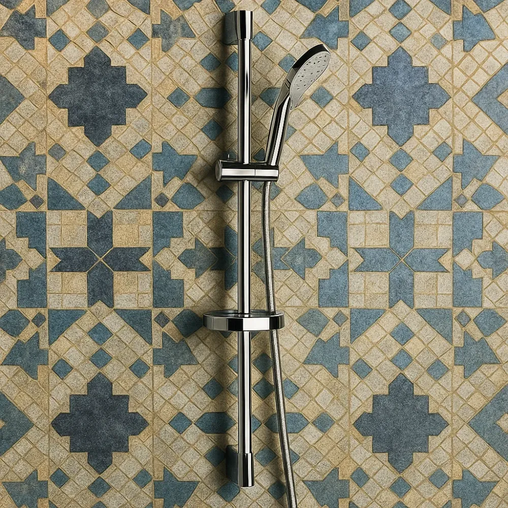 Estante de Ducha Conjunto De Ducha "Syvari" Cromo